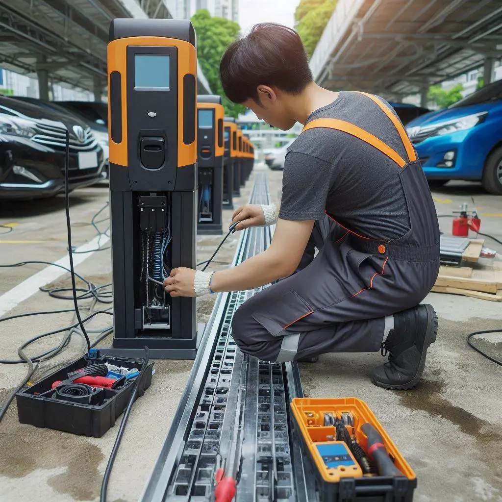 Instalasi Palang Parkir Otomatis dari Survei hingga Uji Fungsi